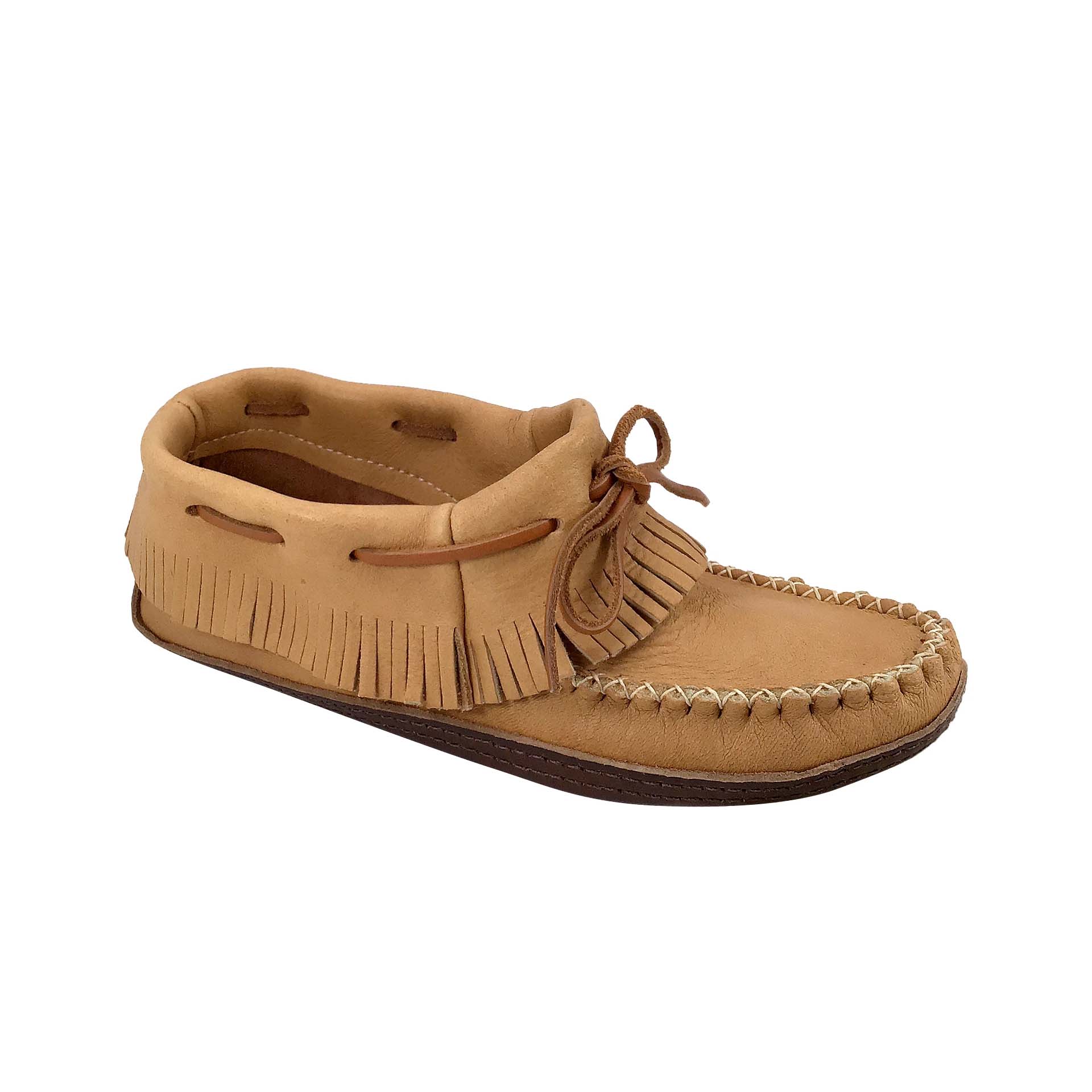 Men's Earthing Moccasins Fringed Ankle