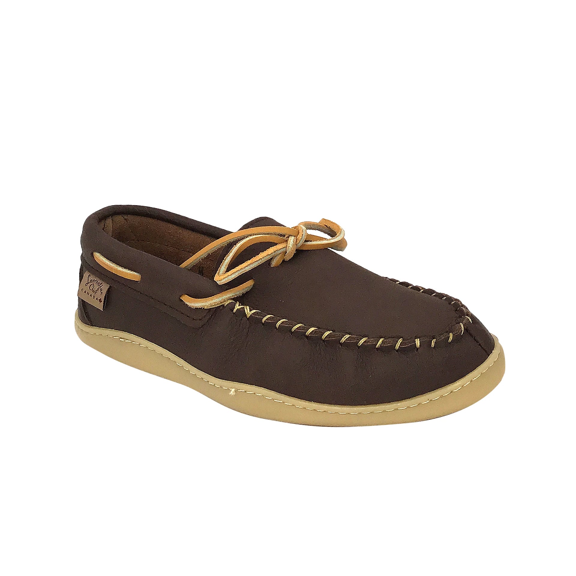 Men's Earthing Moccasin Shoes with Copper Rivet Rubber Sole