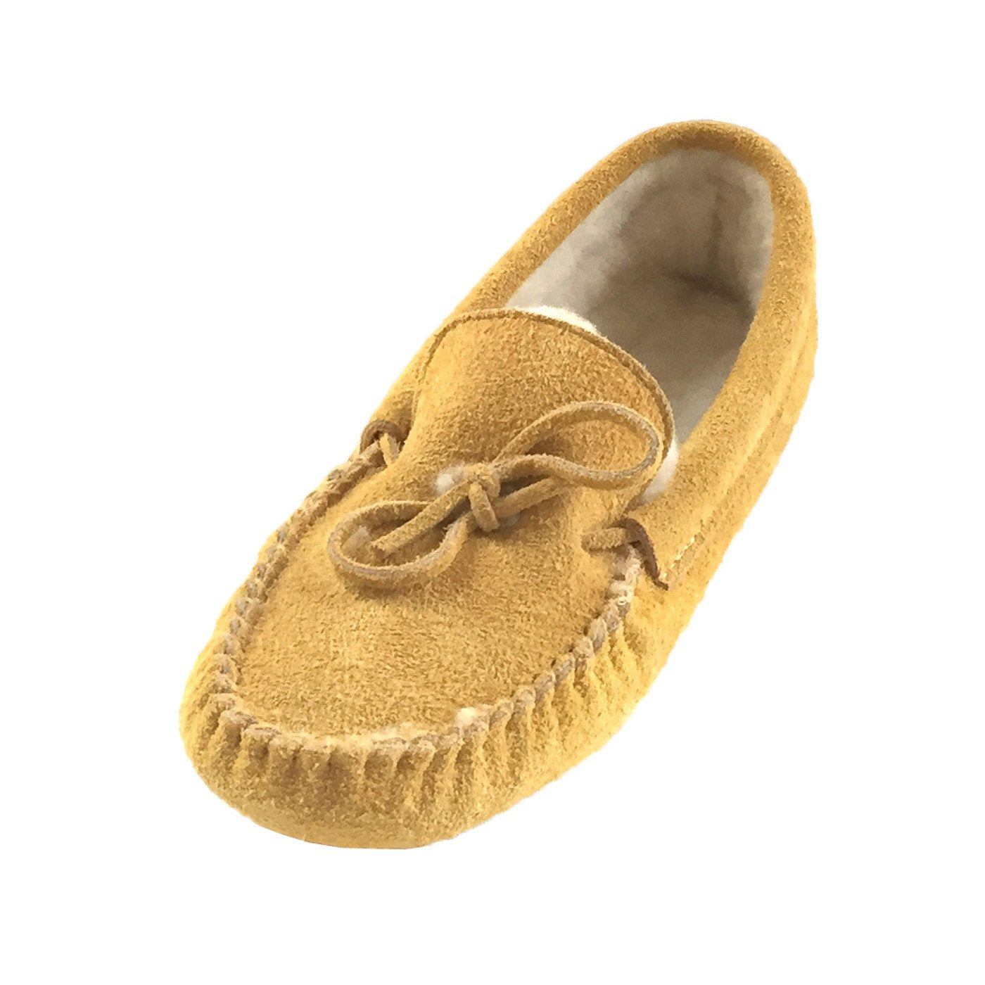 Men's Lined Moose Hide Suede Moccasins