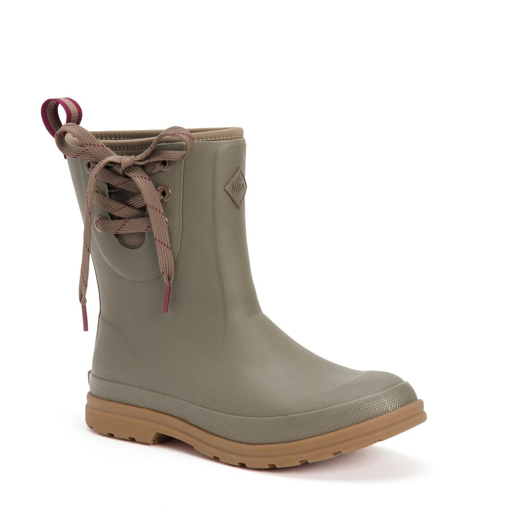 Women's FINAL CLEARANCER Pull On Mid Rain Muck Boots (5, 6, 9 ONLY)