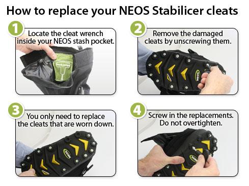 Neos Glacier Trek SPK Replacement Stud Cleats