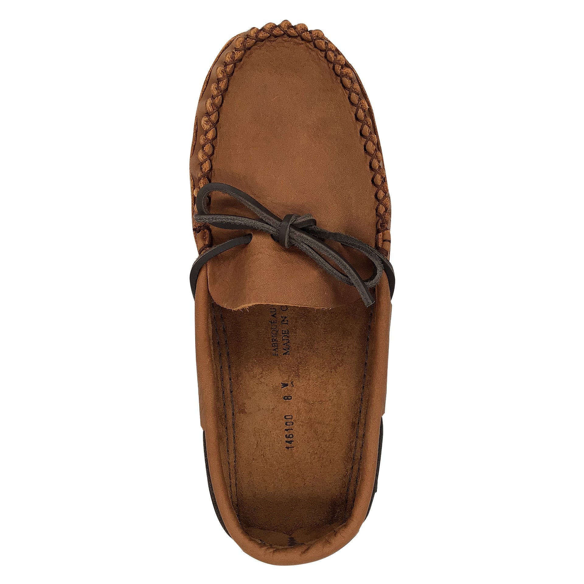 Men's Earthing Moccasins Wide Leather