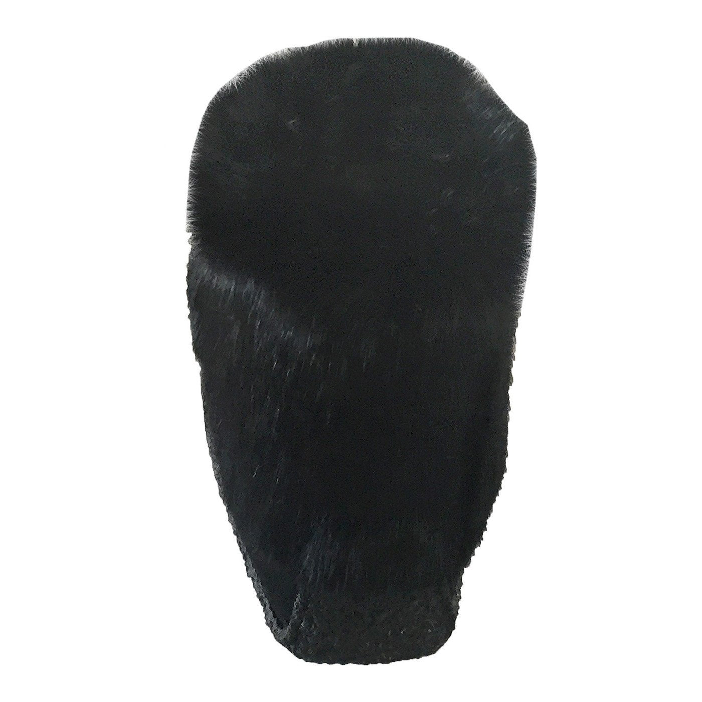 Women's Tsar 8" Black Rabbit Fur Moccasin Boots