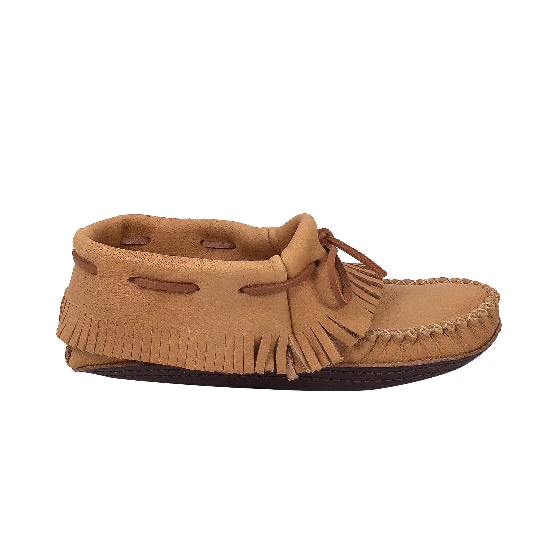 Women's Earthing Moccasins Fringed Ankle