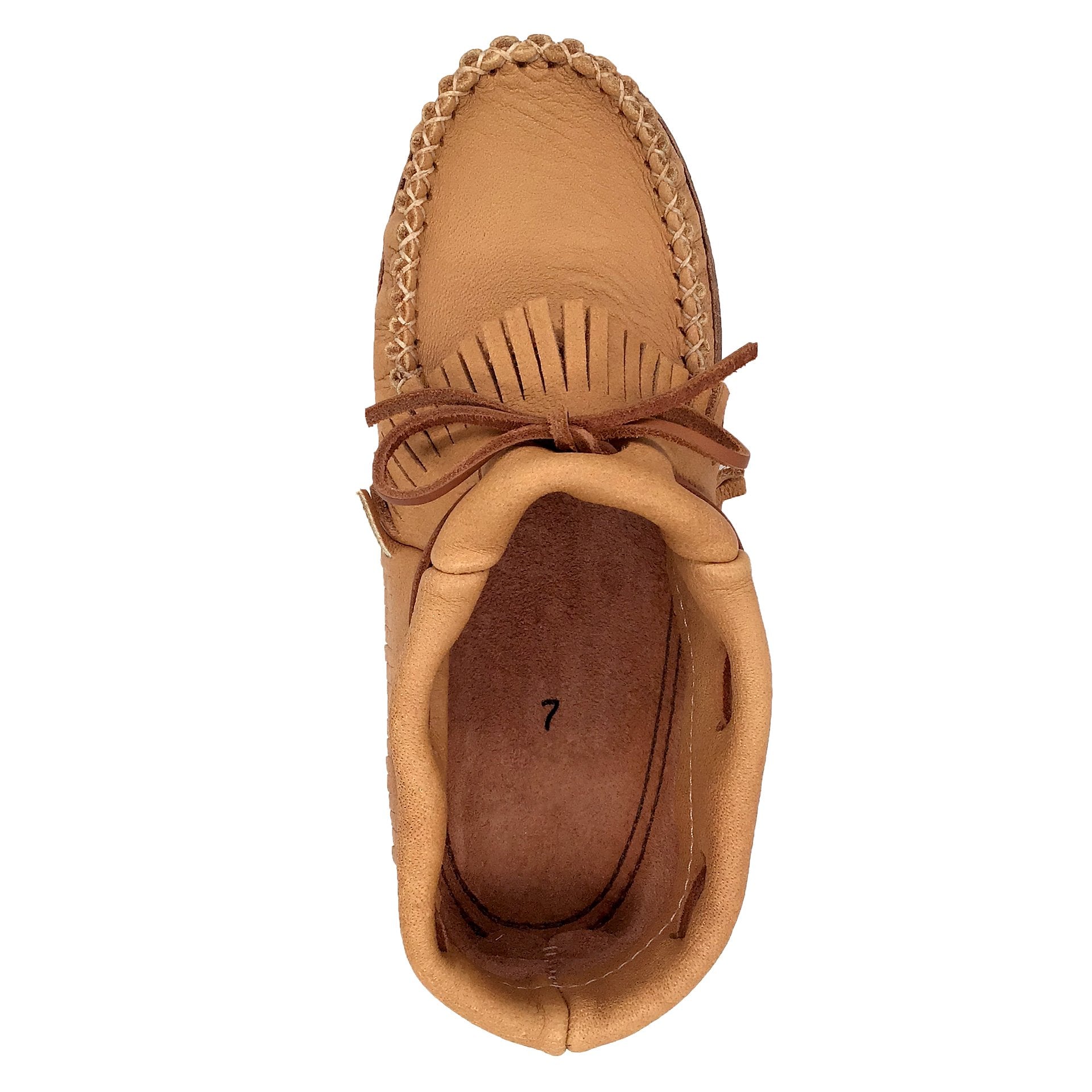 Women's Earthing Moccasins Fringed Ankle