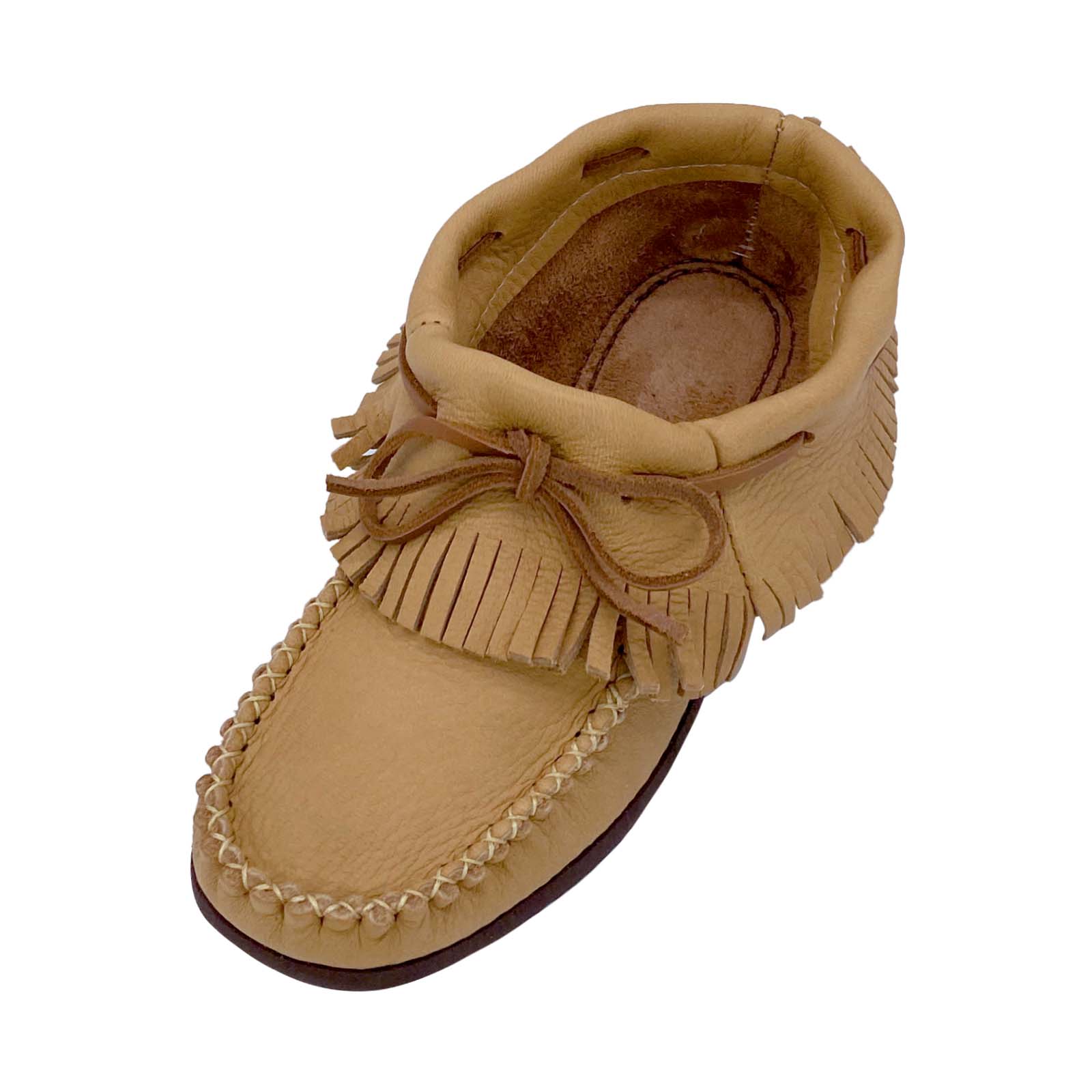 Women's Moose Hide Leather Moccasin Shoes