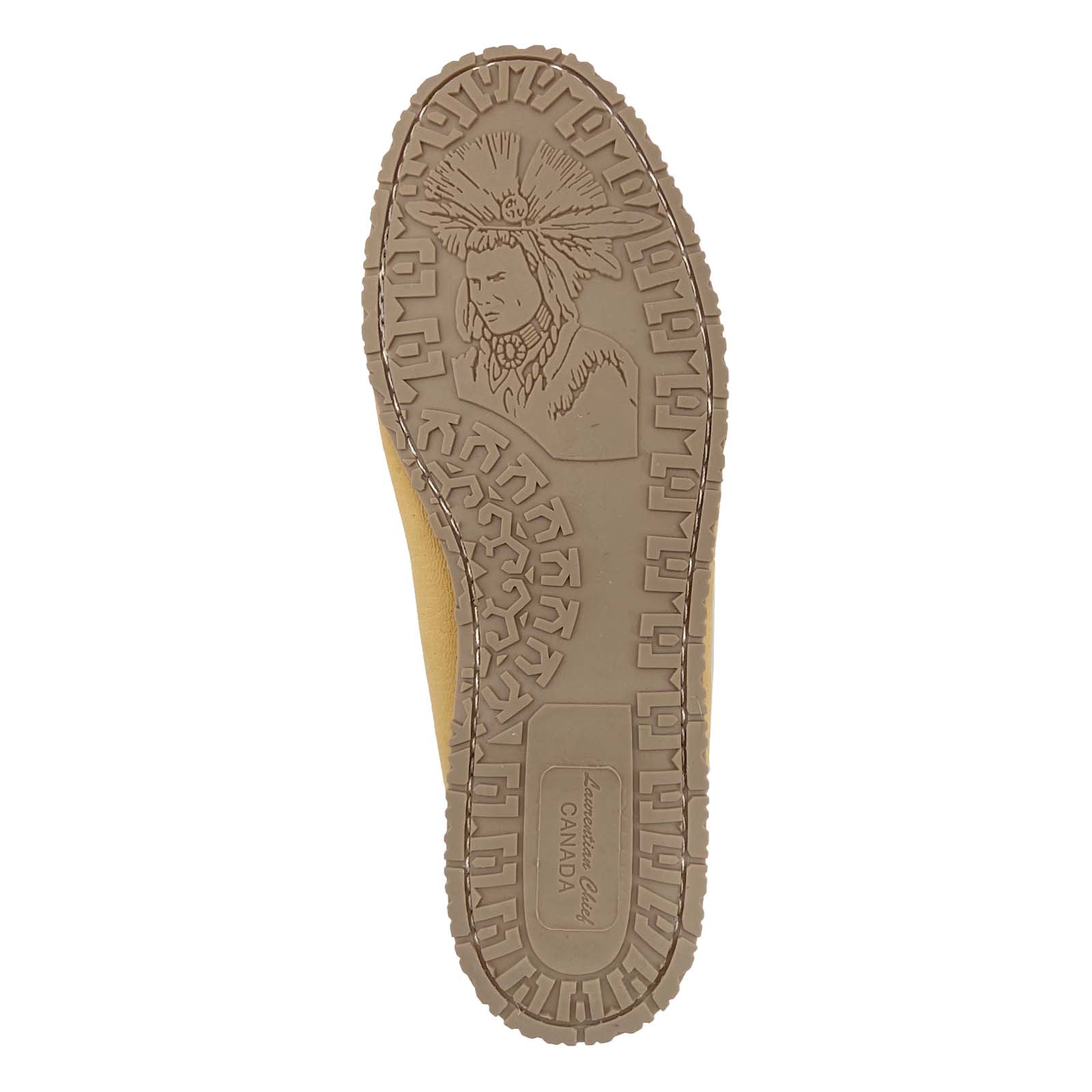 Women's Moose Hide Leather Beaded Moccasin Shoes