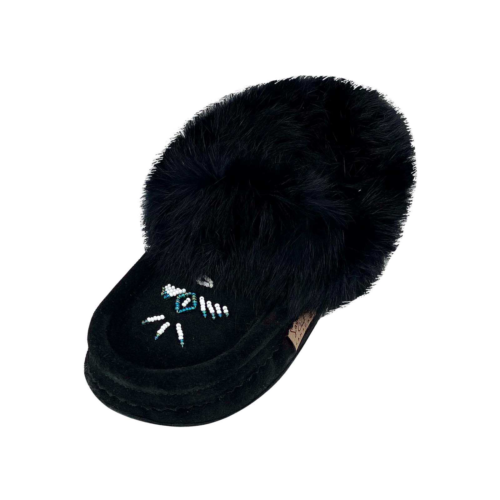 Women's Rabbit Fur Moccasins