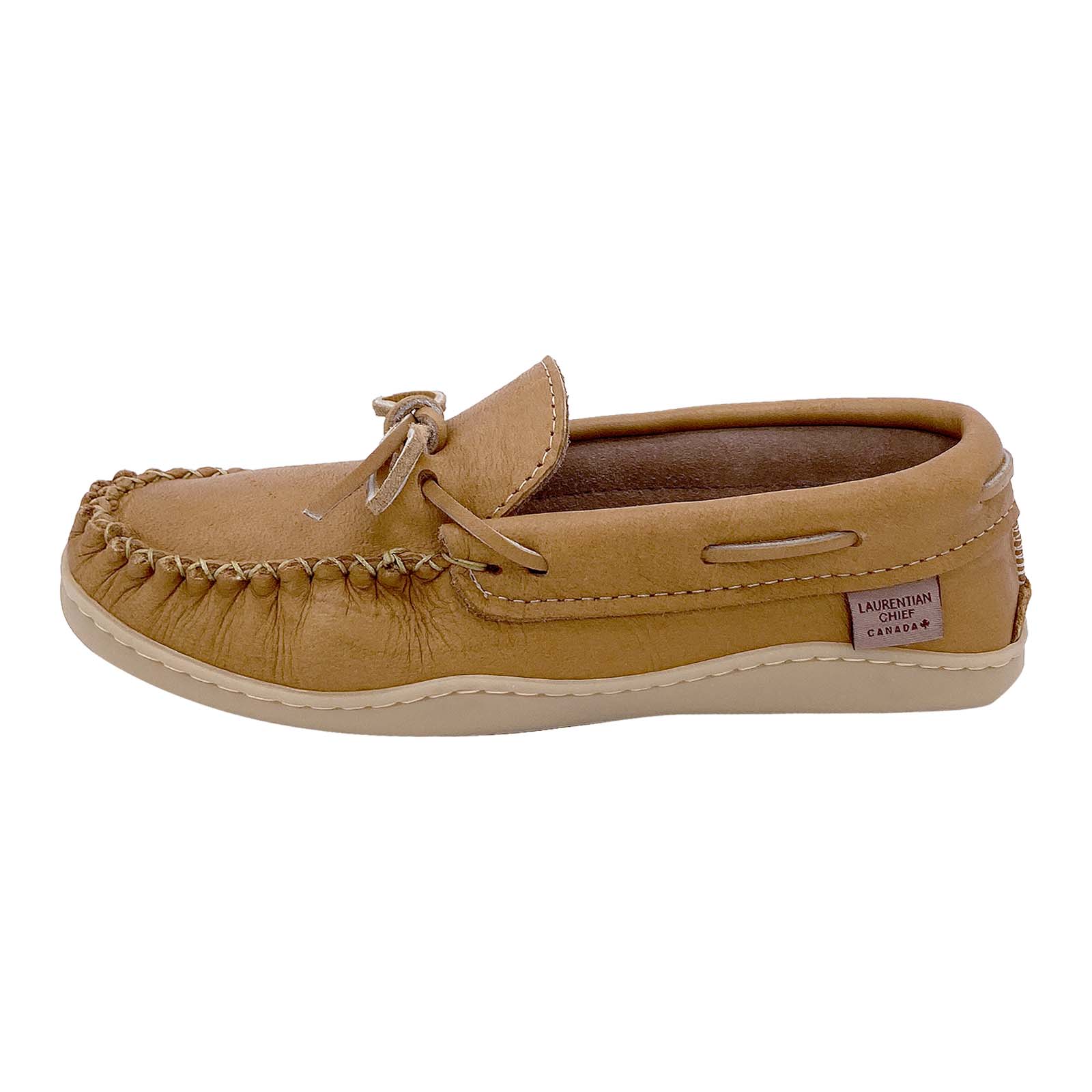 Women's Cork Moose Hide Leather Moccasins Shoes