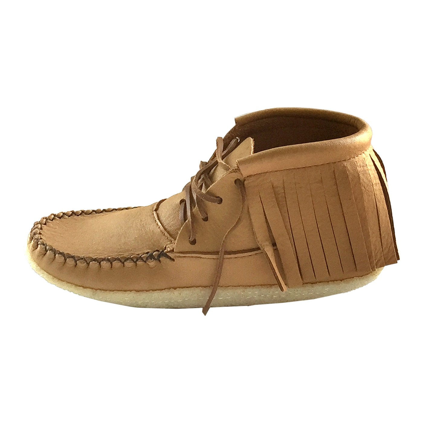 Women's Fringed Ankle Moccasin Boots