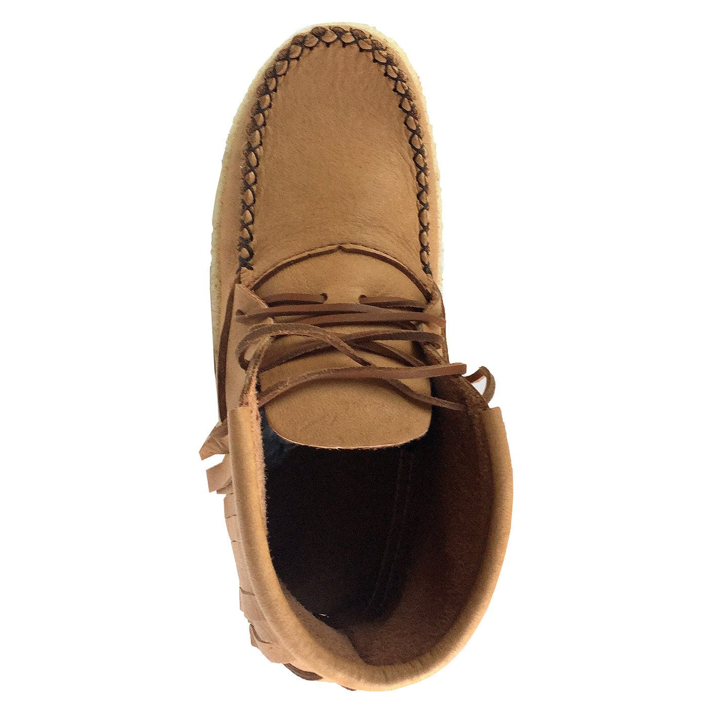 Women's Fringed Ankle Moccasin Boots