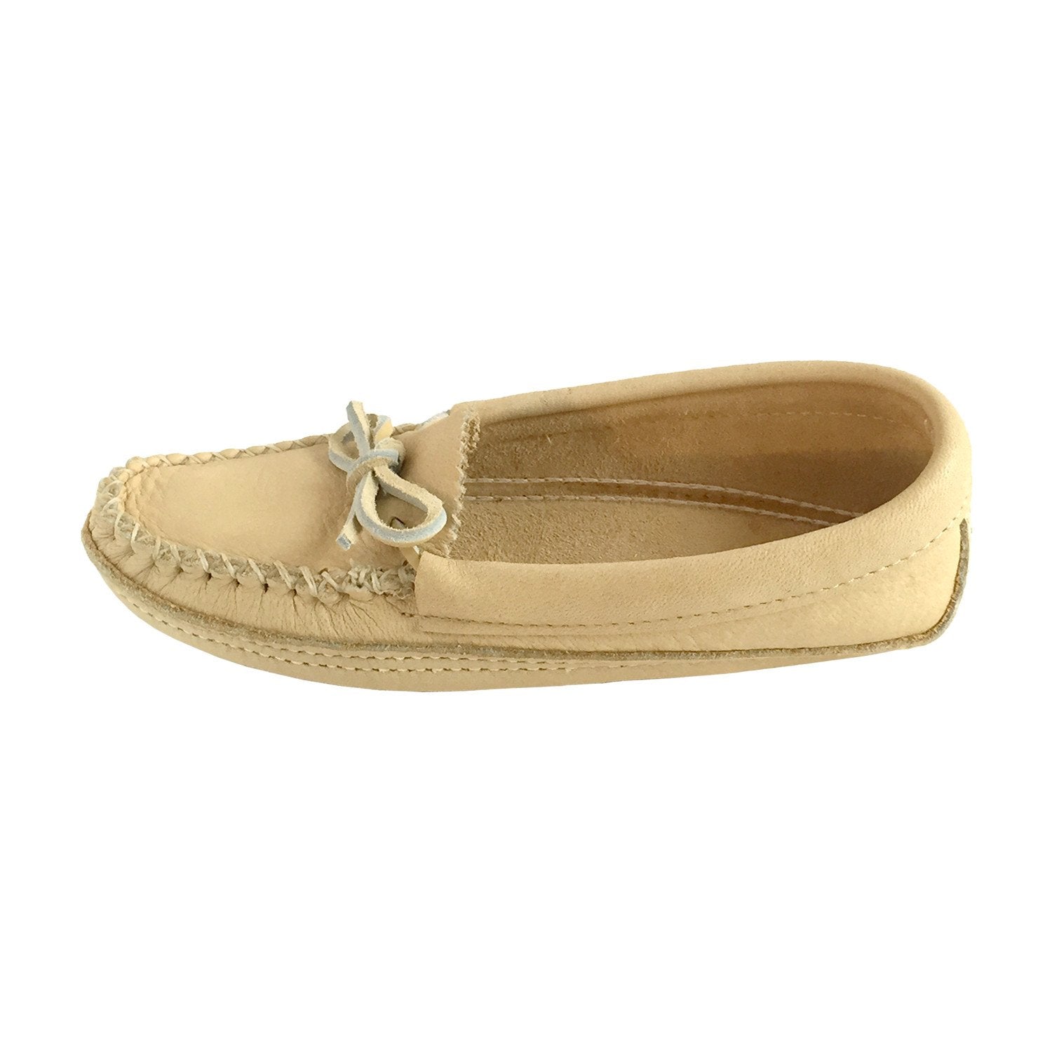 Women's Bastien Soft-Sole Genuine Moose Hide Leather Moccasin Slippers