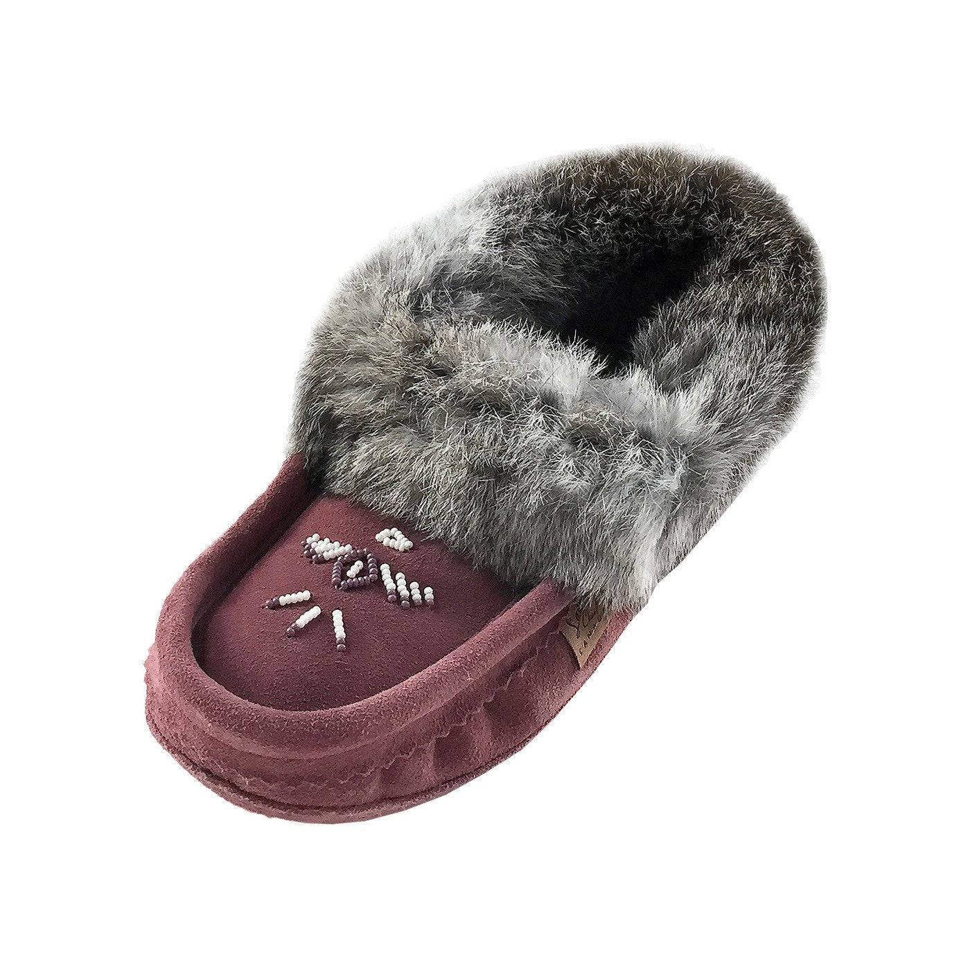 Women's Rabbit Fur Moccasins