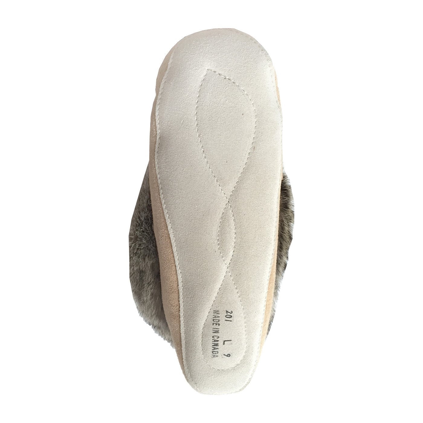Women's Sheepskin Rabbit Fur Moccasins (Clearance)