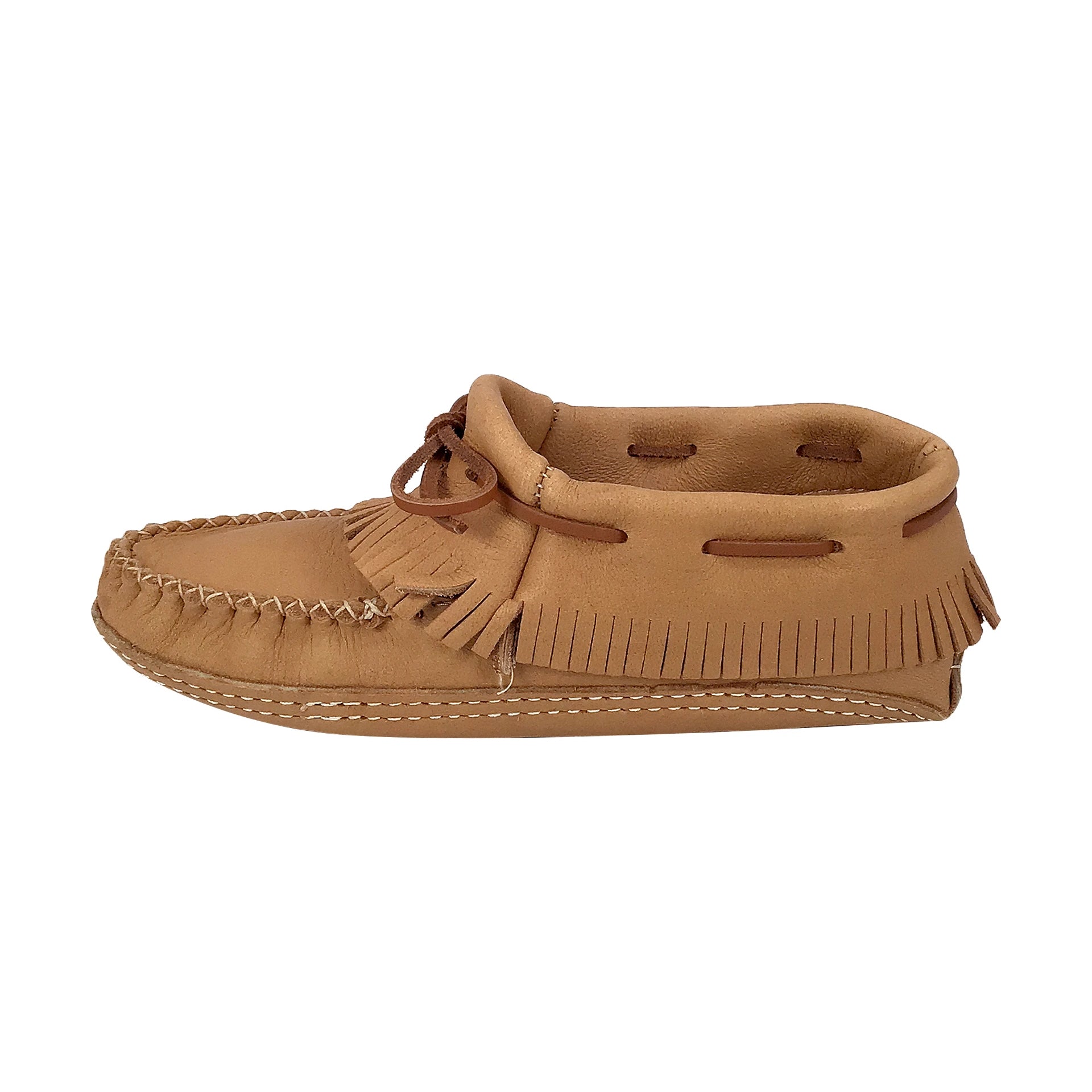 Women's Earthing Moccasins Fringed Ankle Leather Soft Sole