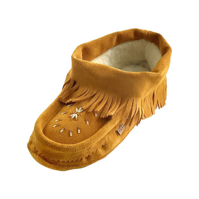 Toddler Moccasins 1960s Vtg Indian Chief House 5