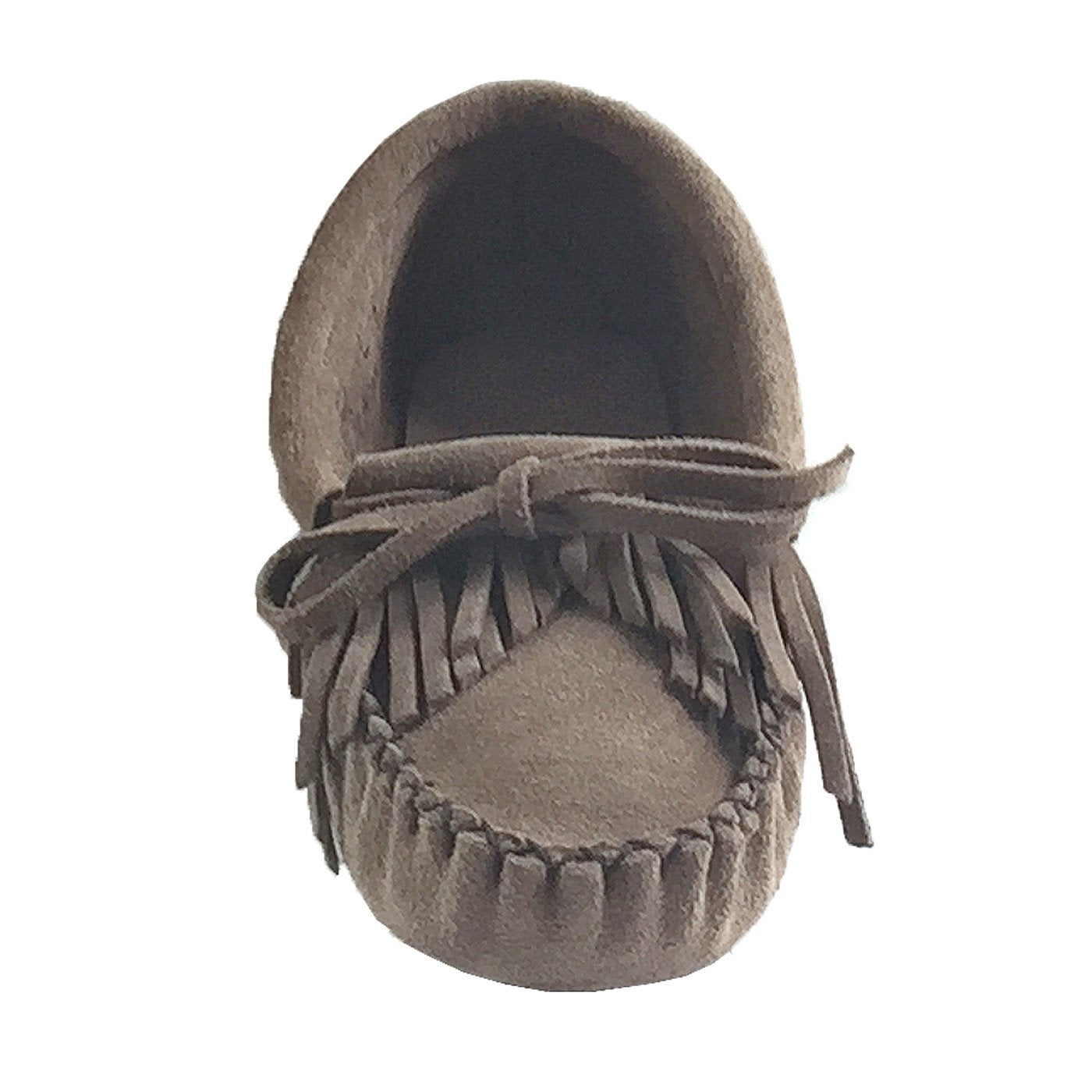 Women's Fringed Soft Sole Suede Moccasins